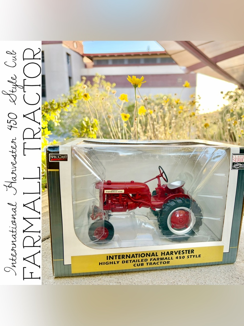 SpecCast International Harvester Farmall 450 Style Cub Tractor